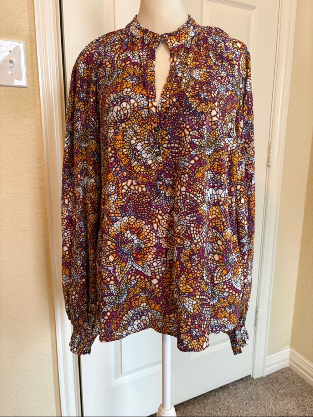 NWT! Anthropologie Maeve Multicolor Floral Blouse